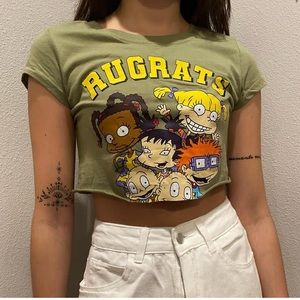Cropped Graphic Tee